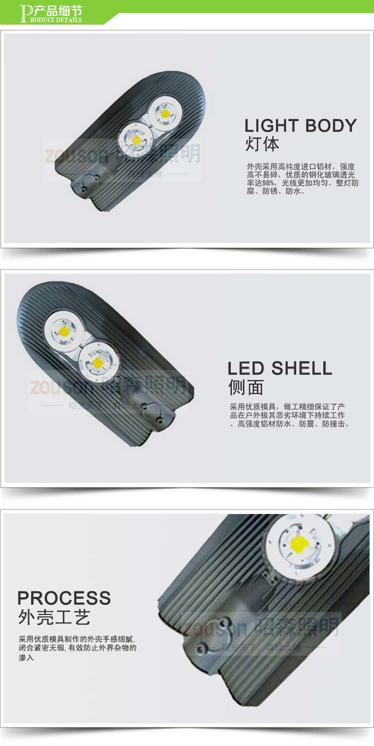 LED路头灯60W产品细节