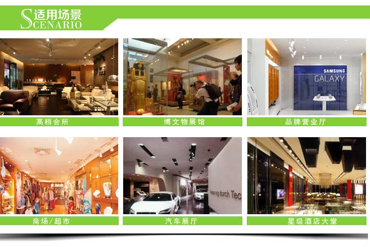 LED轨道灯28W适用场景